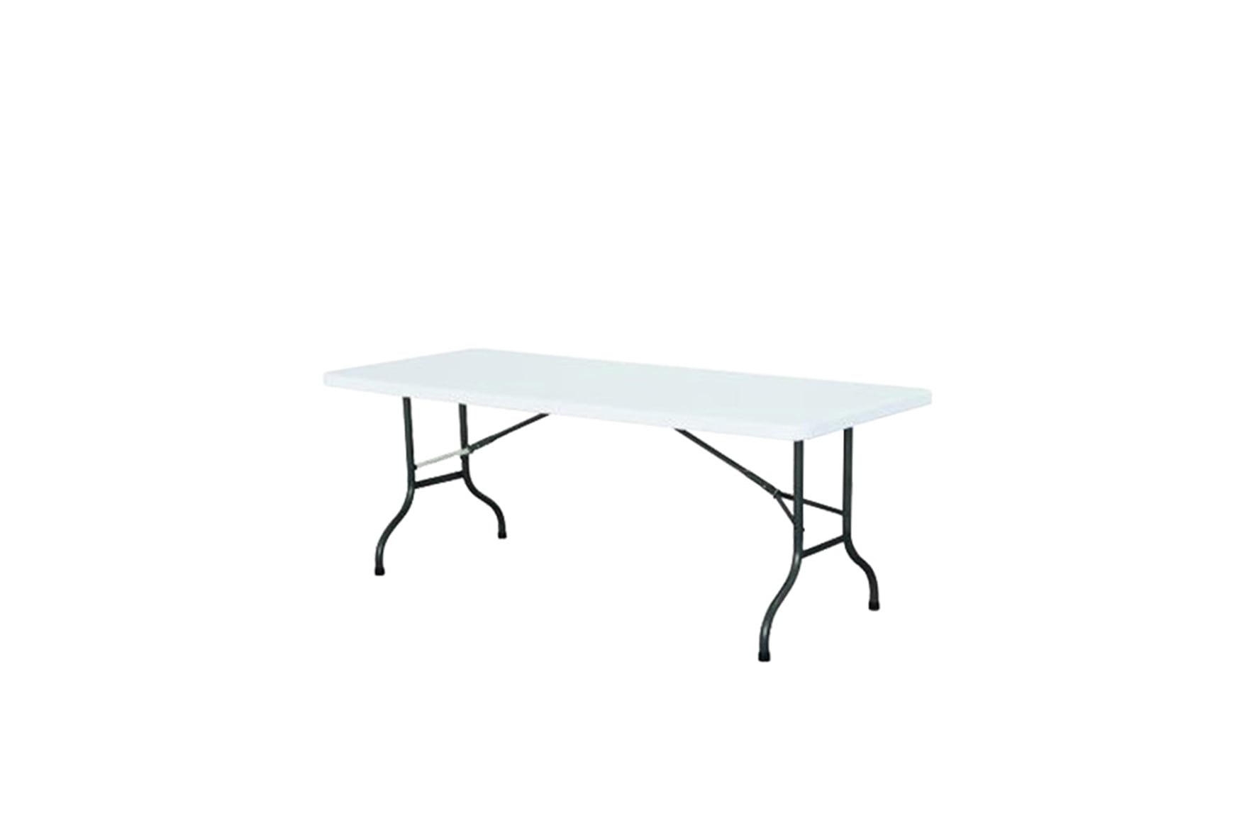 Klaptafel wit kunststof L183xB76xH74