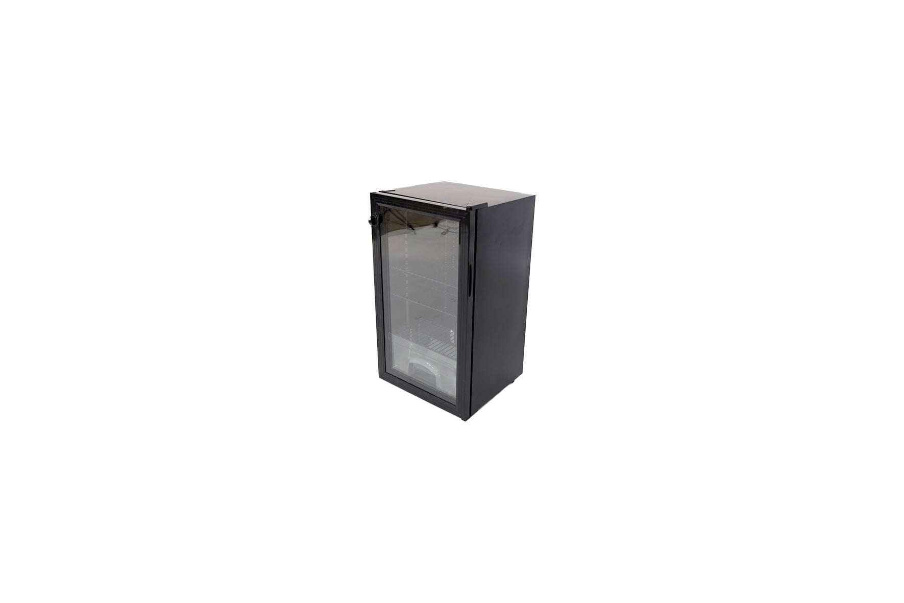 Koelkast - Display zwart L45,5xB48xH84,5 met slot