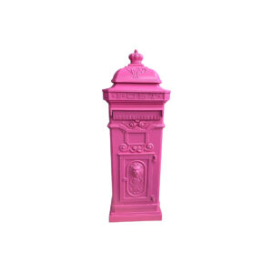 Kolombrievenbus klassiek roze L35,5xB32xH102,5