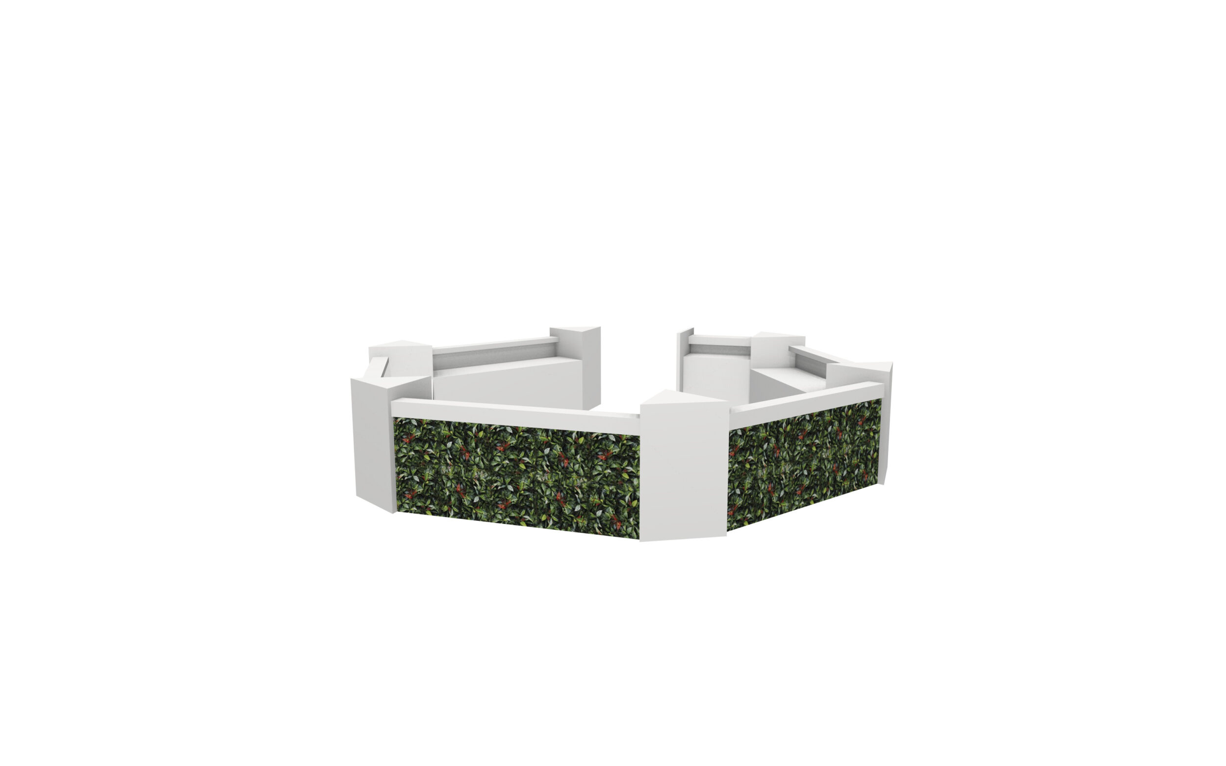 Kopenhagen bar hexagon L640xB590