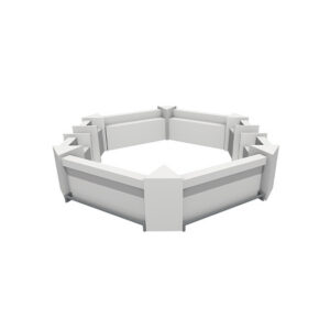 Kopenhagen bar hexagon L640xB590