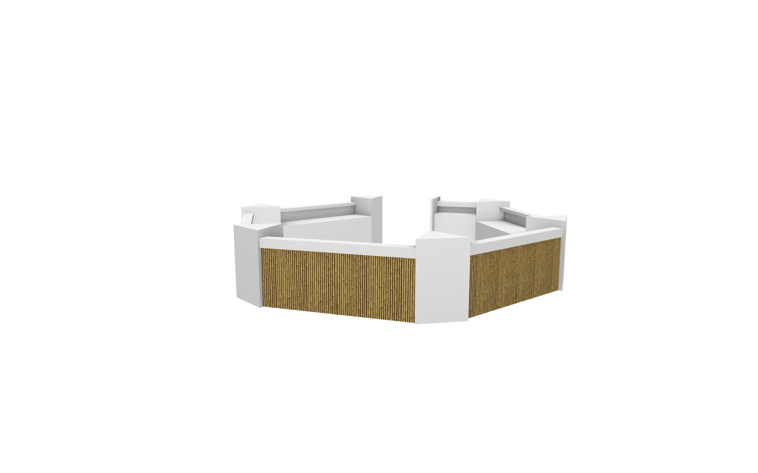 Kopenhagen bar hexagon L640xB590