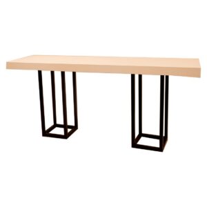Kopenhagen statafel lang zwart frame L250xB70xH110