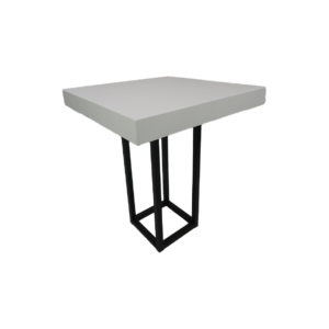 Kopenhagen high table black frame L95xW95xH110