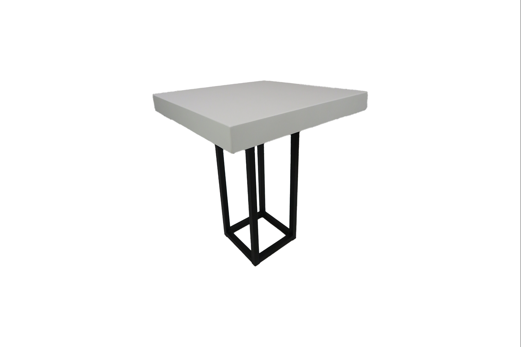 Kopenhagen high table black frame L95xW95xH110