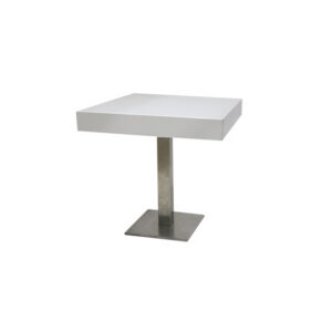 Kopenhagen dinertafel RVS poot L80xB80xH78
