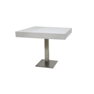 Kopenhagen dinertafel RVS poot L95xB95xH78