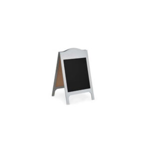 Krijtbord staand grijs L64xB60xH96