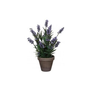 Kunstplant | Lavendel in pot grijs Ø20xH33