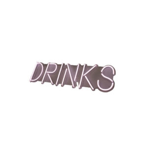 LED neon reclamebord 'DRINKS' RGB L150