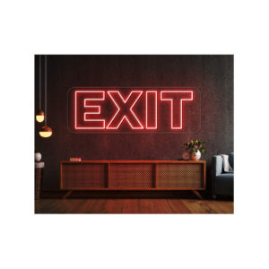 LED neon reclamebord 'EXIT' RGB L90