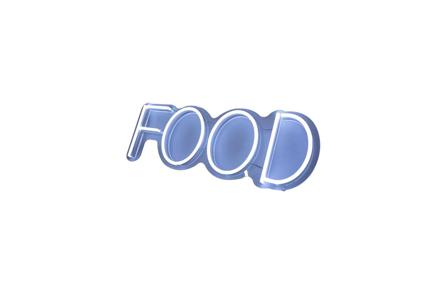LED neon reclamebord 'FOOD' RGB L78xB3xH27