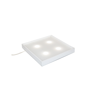 LED plateau wit licht L40xB40xH10