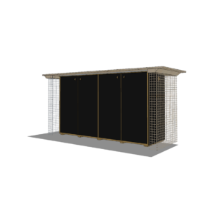 Mesh buffet L209xB82xH98 (set)