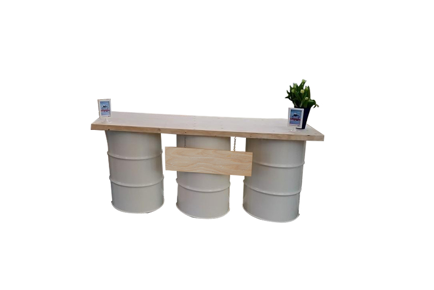 Industrial oil barrel counter L240xH100