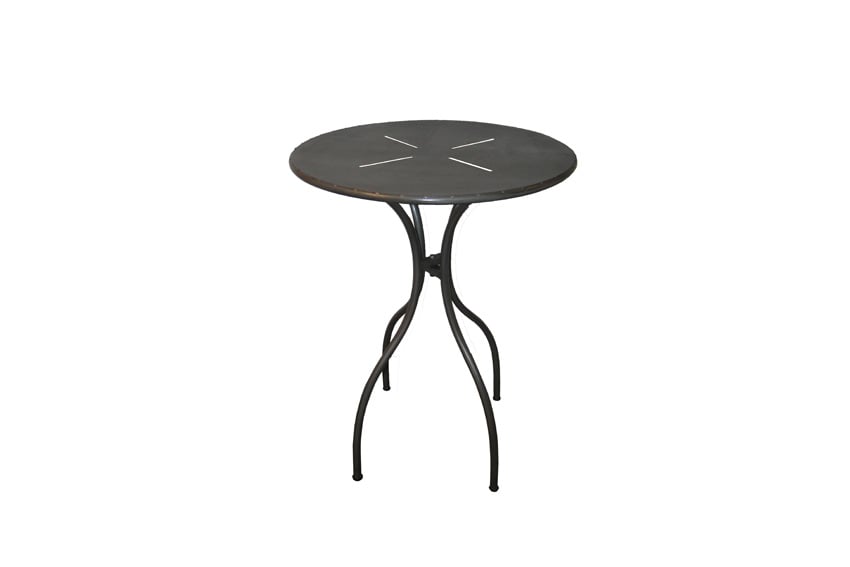 Industrial high table round iron Ø75xH102