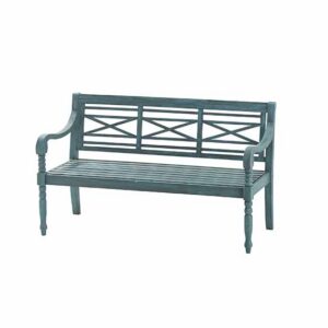 Ibiza tuinbank blauw L150xB62xH87