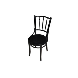 Berlin café chair wood black L50xW44xH80