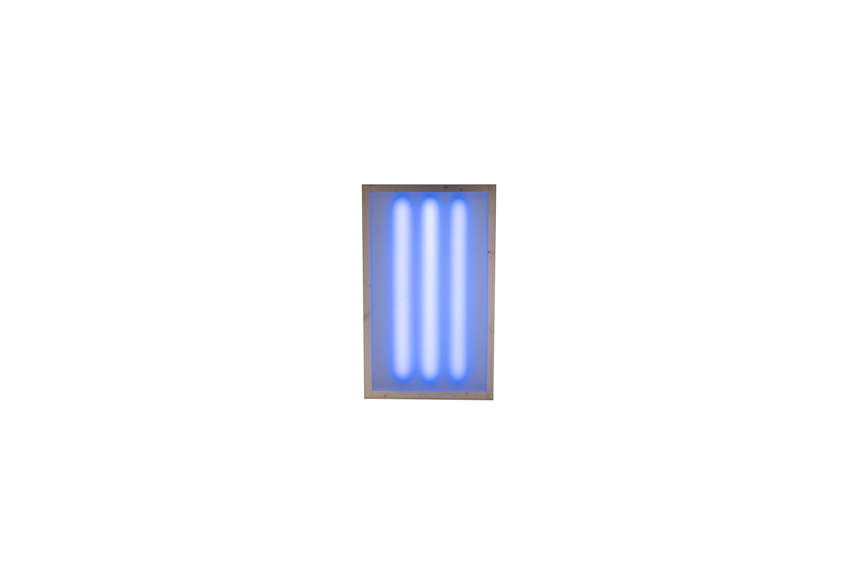 Neon box blauwe LED tubes L84,5xB36xH107