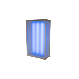 Neon box blauwe LED tubes L84,5xB36xH107