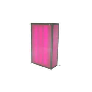 Neon box roze tubes L84,5xB36xH107