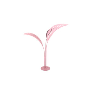 Palmtree XL metal light pink 2 itemsL250xB250xH275 (set)