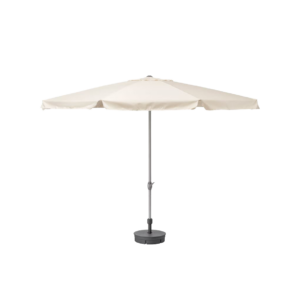 Parasol L | Beige Ø400 met ronde voet (set)