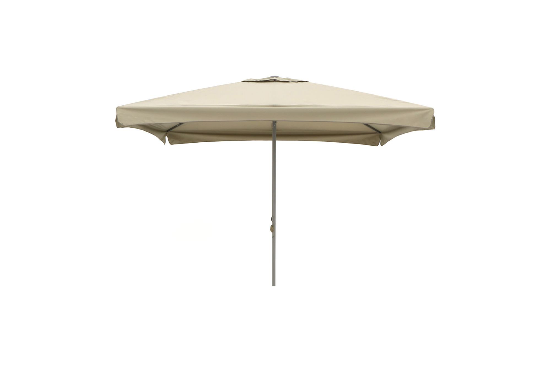 Parasol M | Vierkant licht taupe L350xB350