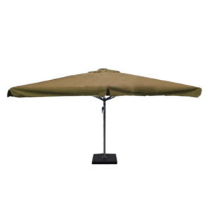 Parasol L | Vierkant taupe L400xB400