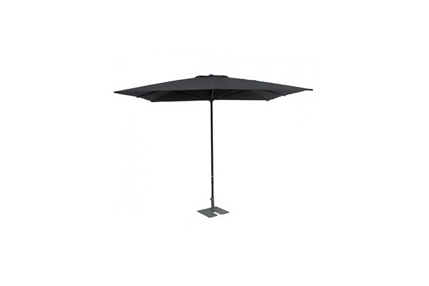 X | Parasol square black L300xW300