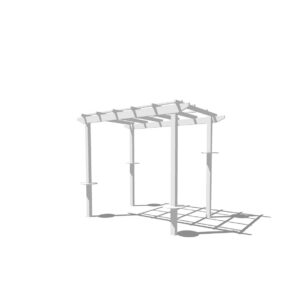 Pergola | A | Wit hout L360xB235xH275