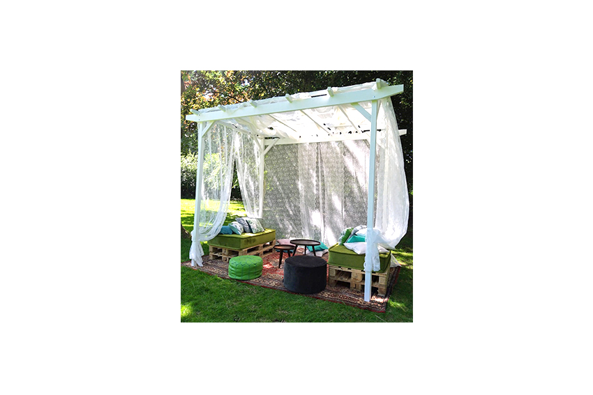 Pergola | A | Wit hout L360xB235xH275