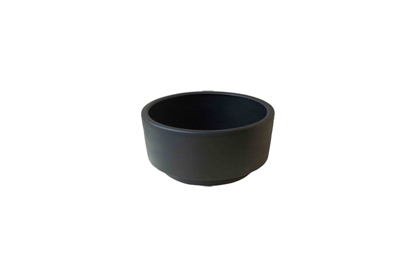 Flower pot XL black Ø90xH46