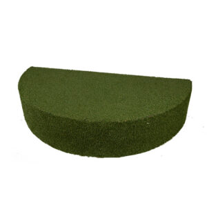 Podium grasmat halfrond L245xB125xH50