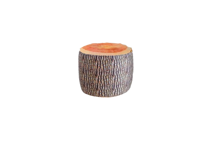 Pouf tree trunk stool Ø35xH45
