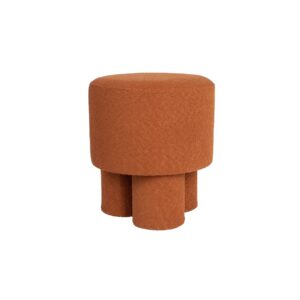 Poef bouclé terra Ø40xH44