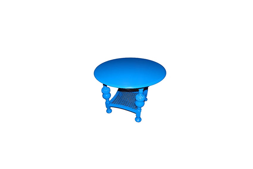 Pretty Pastel coffee table blue Ø75xH55