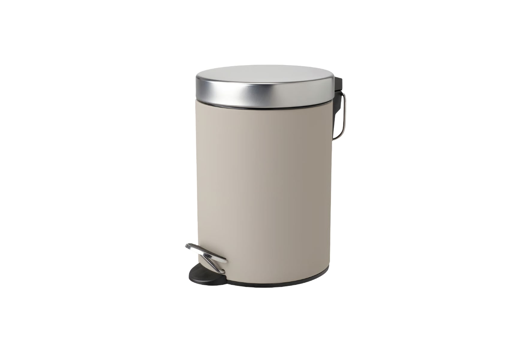 Prullenbak | Beige / pedaalemmer 3L