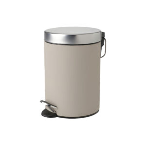 Prullenbak | Beige / pedaalemmer 3L