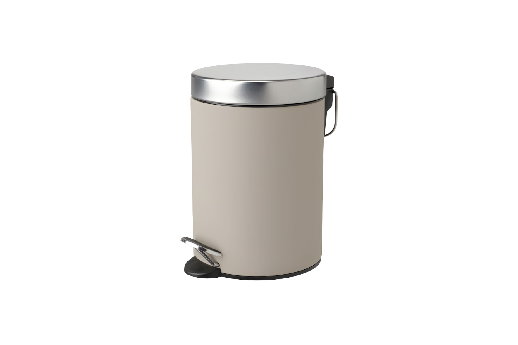 Prullenbak | Beige / pedaalemmer 3L