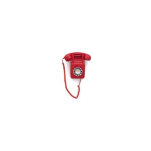 Retro wall telephone red L14,5xW8,5xH24
