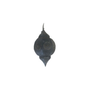 Oosterse hanglamp rond zwart Ø32xH66