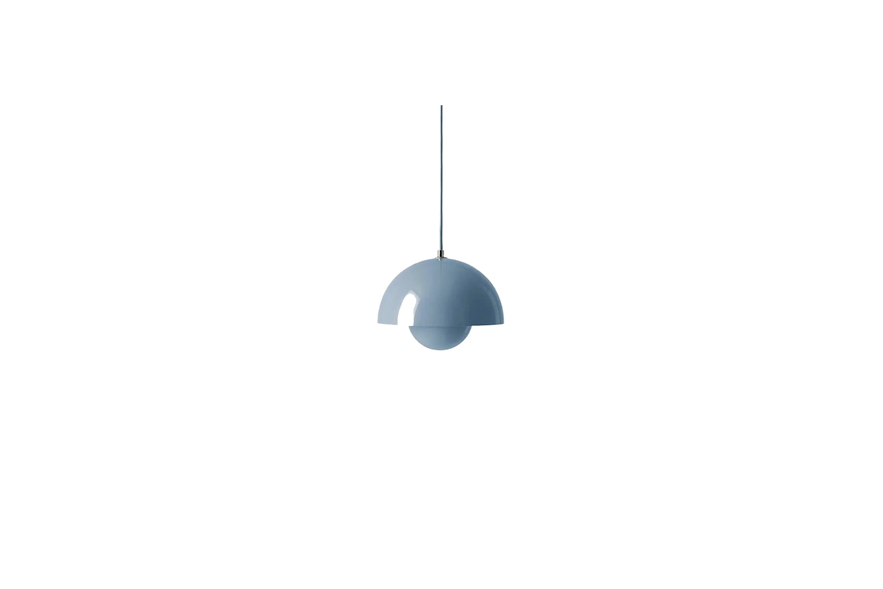 Scandinavisch hanglamp blauw Ø23xH16