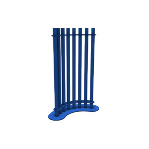 Scheidingswand | Organisch recycle kokers blauw L108xB108xH202