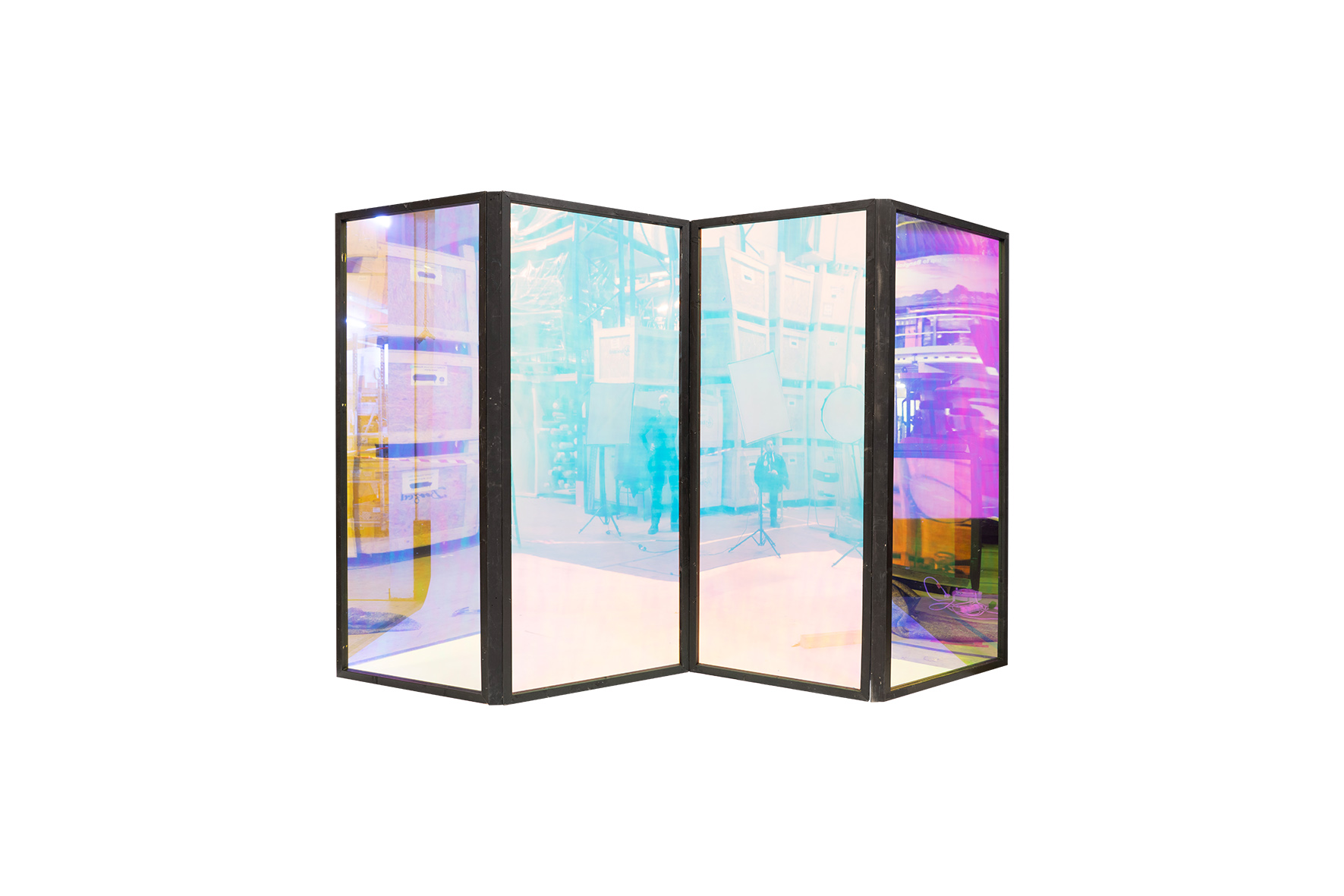 Partition wall | Iridescent 4-part L400xH250 (set)