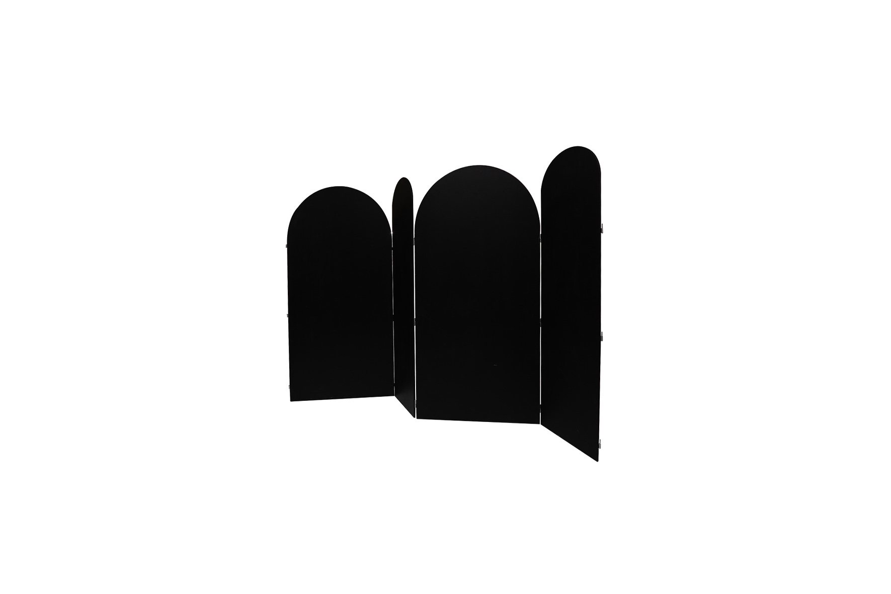 Partition wall | Modular black L364xH244 (set)