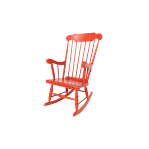 Schommelstoel rood L76xB64xH103