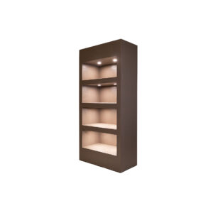 Shape display cabinet with LED L120xW55xH250