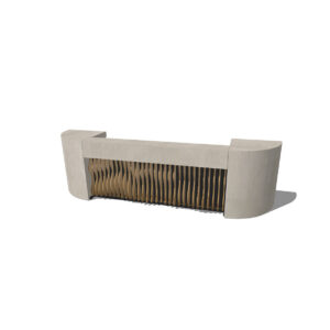 Shape bar met dichte zuil L420 (basis L250) (set)
