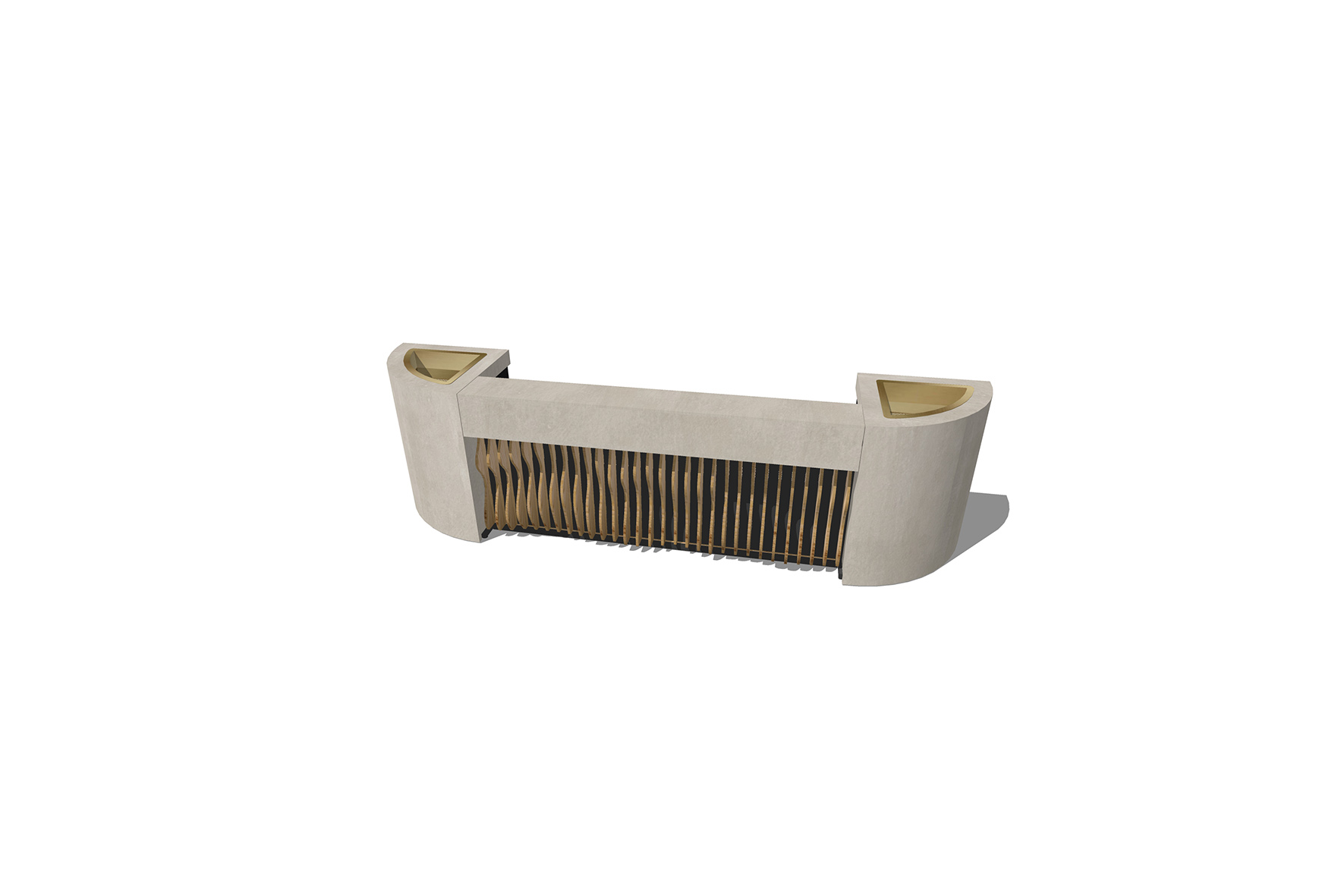 Shape bar with open column L270 (base L100)